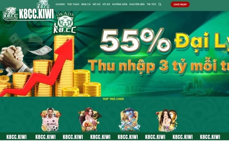 Nhà cái K8 CC đã xây dựng vị thế vững chắc sau hơn 10 năm hoạt động
